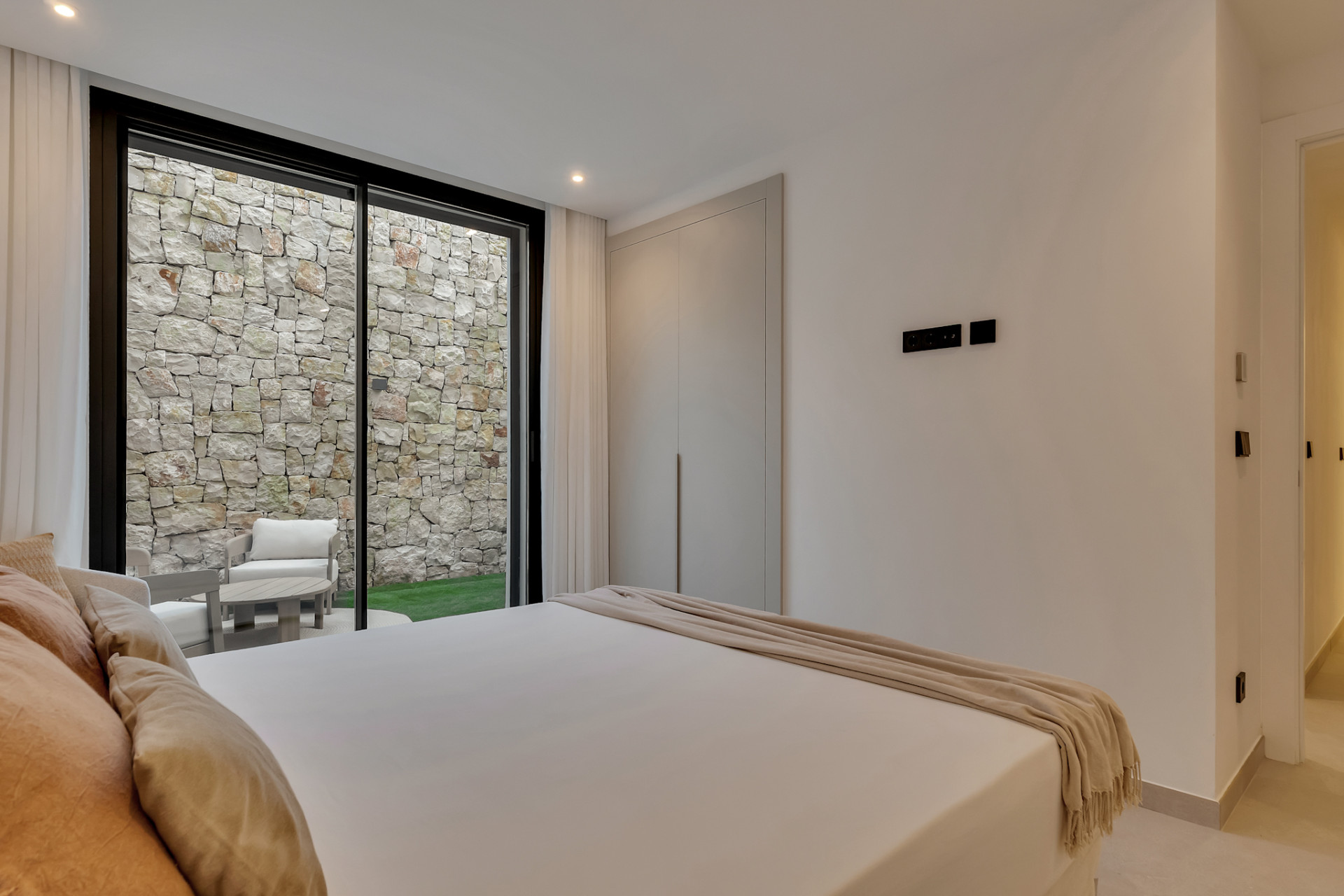 Bedroom with private patio