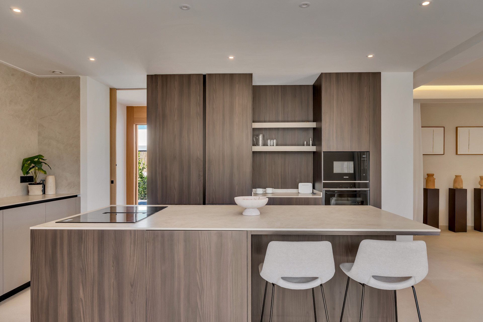 Kitchen with island