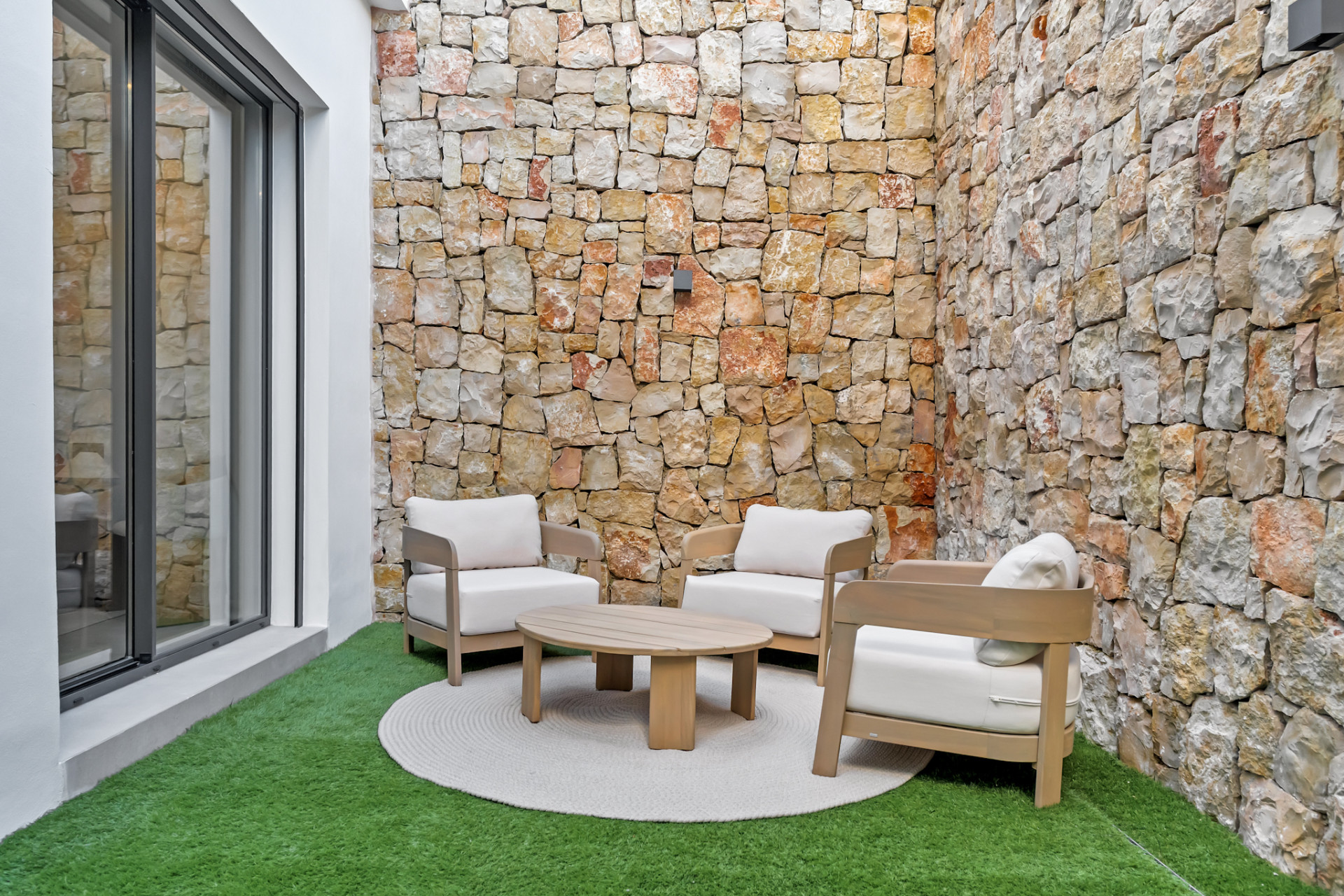 Interior courtyard