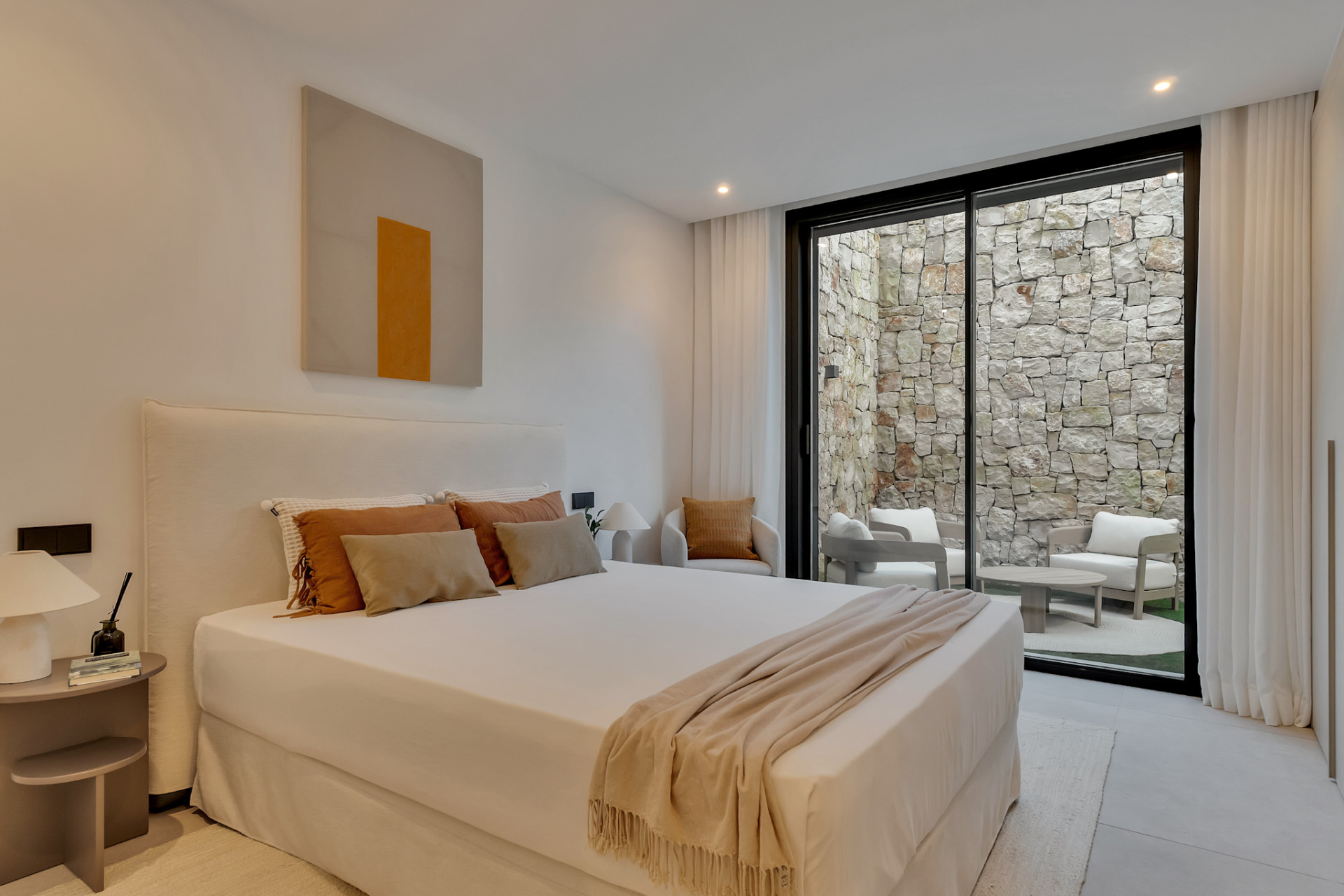 Bedroom with private patio
