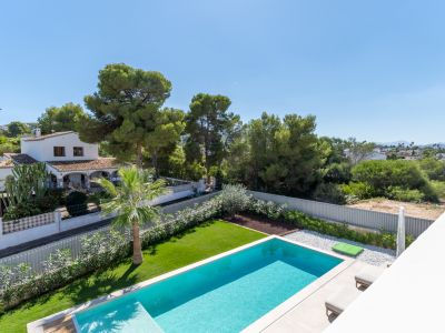 Swimming pool and garden