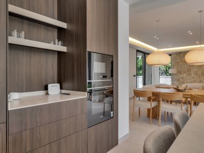 Kitchen and dining area