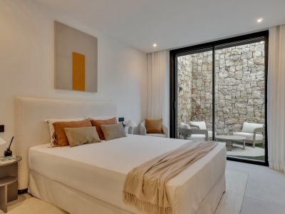 Bedroom with private patio