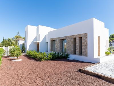 Villa exterior and garden