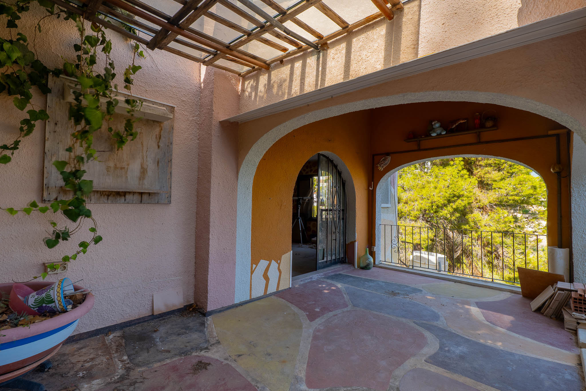 Covered porch