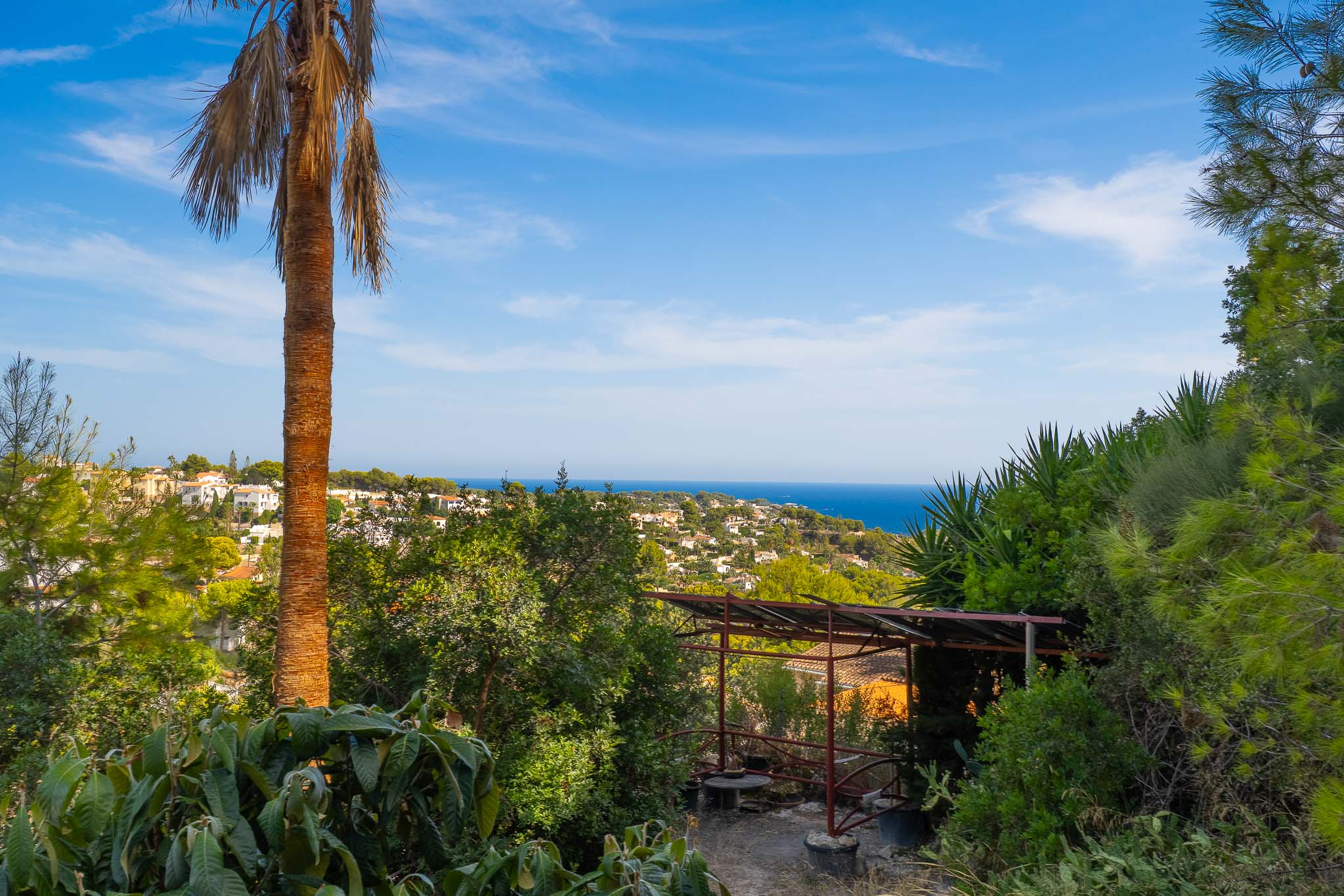Sea views from the plot