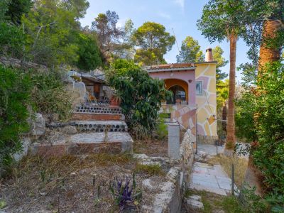 House exterior and garden