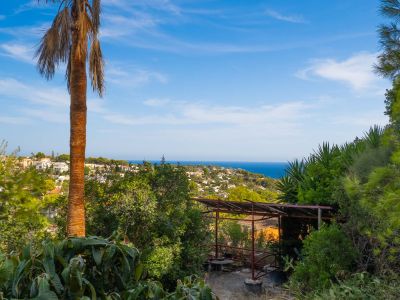 Sea views from the plot