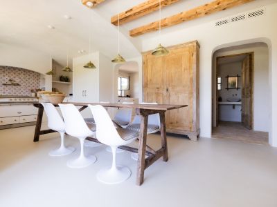 Kitchen and dining area