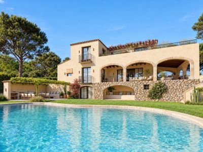Exterior with pool and garden