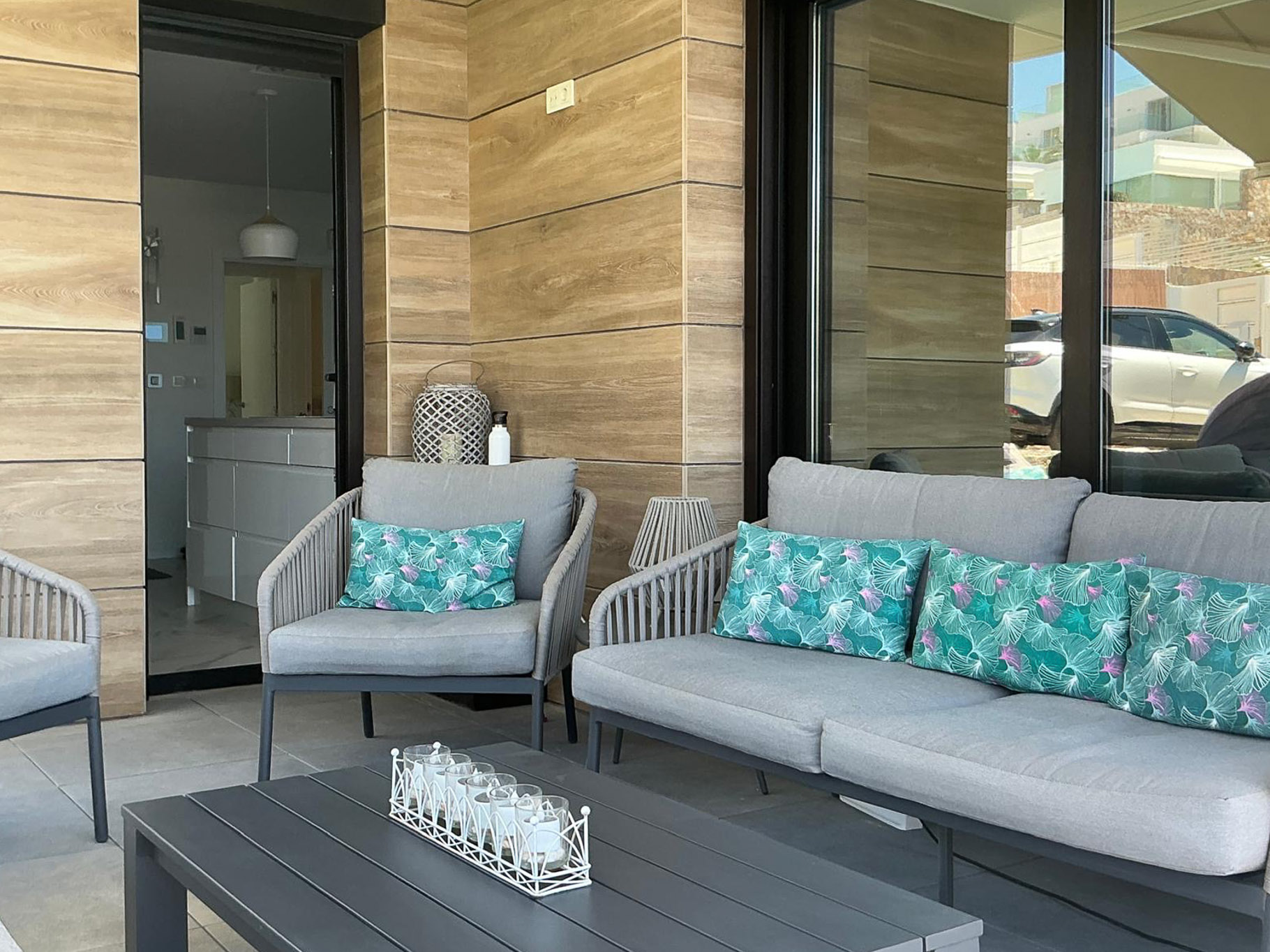 Covered terrace