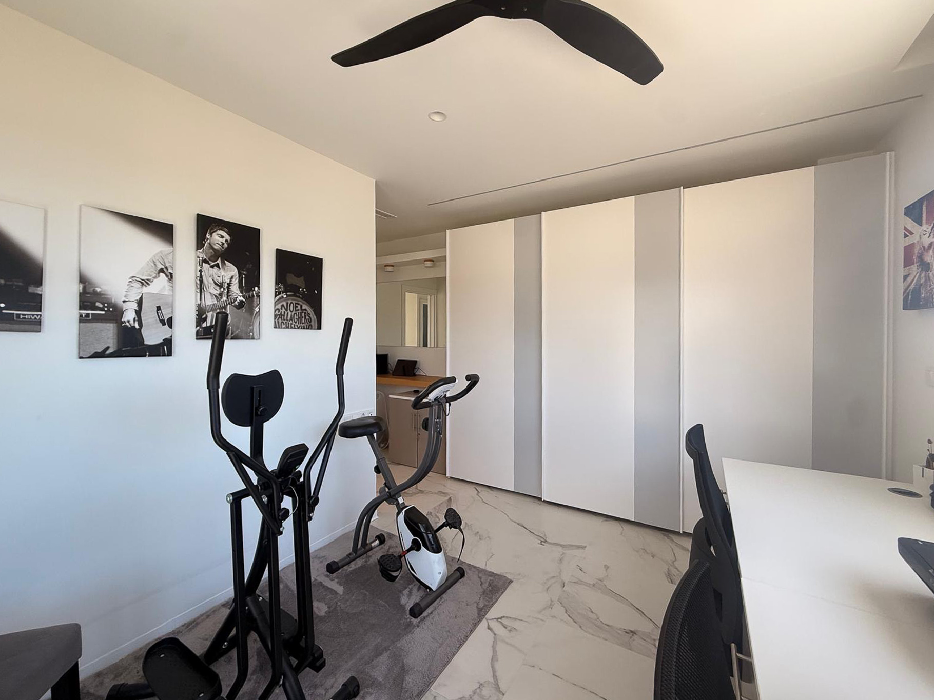 Home fitness room