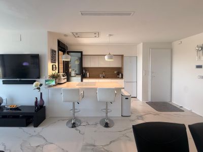 Open plan kitchen