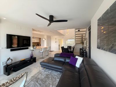 Open-plan living area