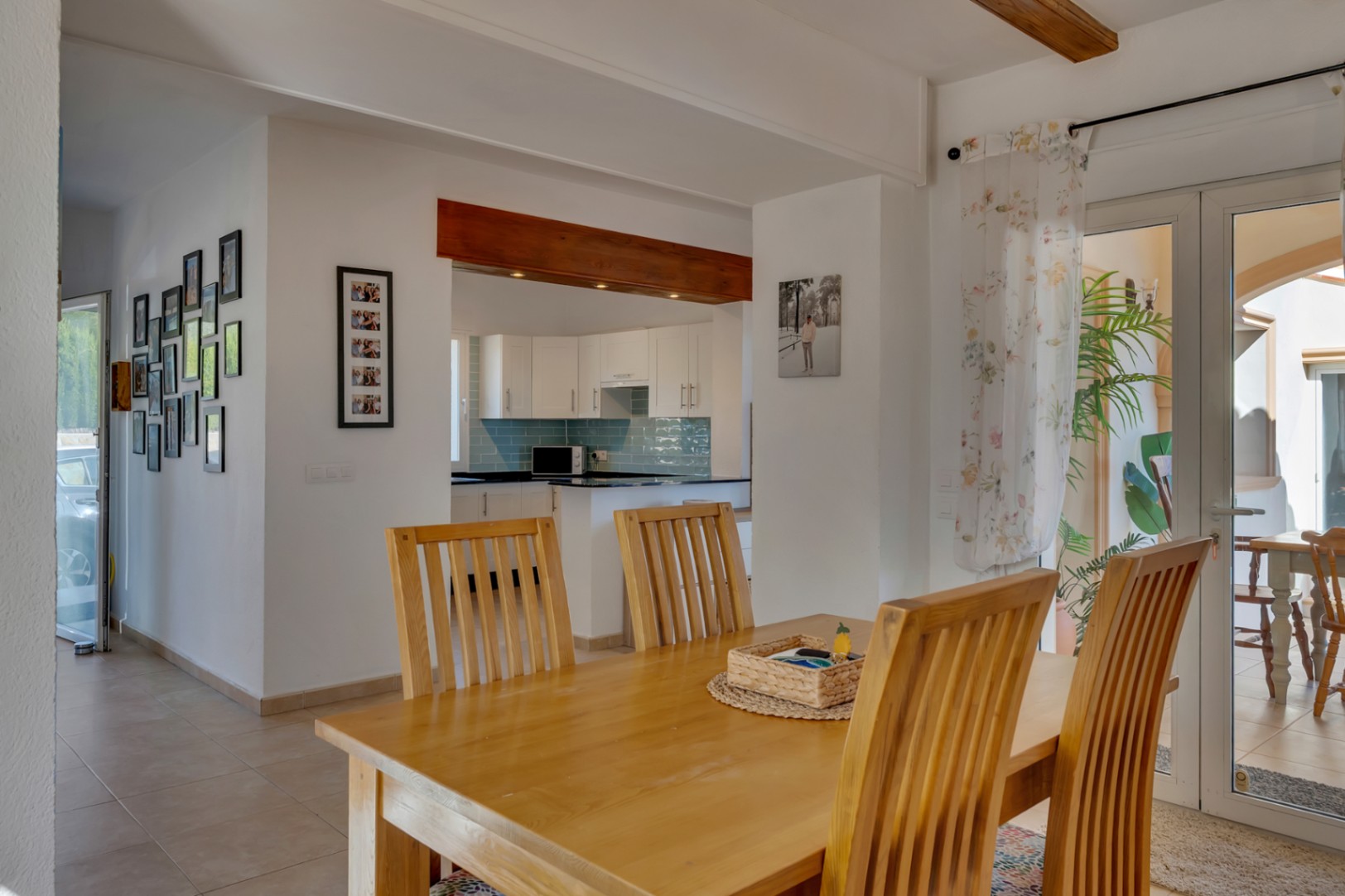 Dining area and kitchen