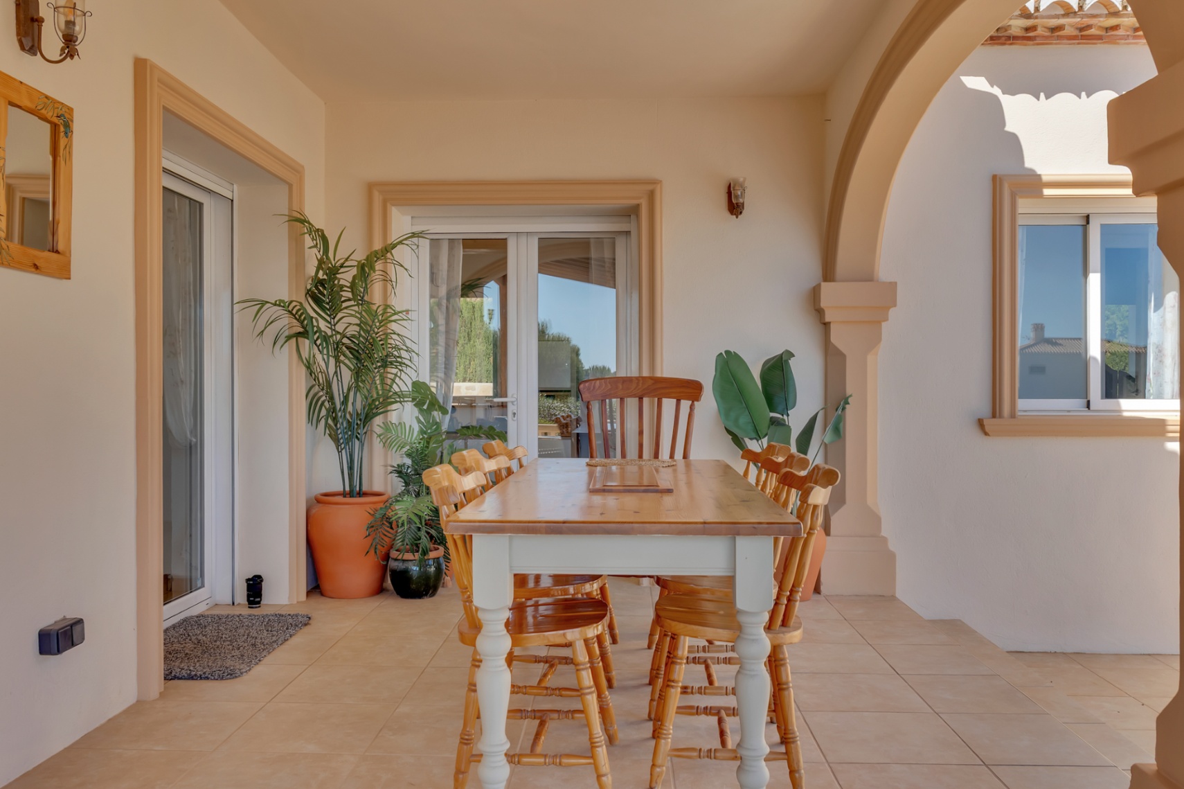 Covered terrace