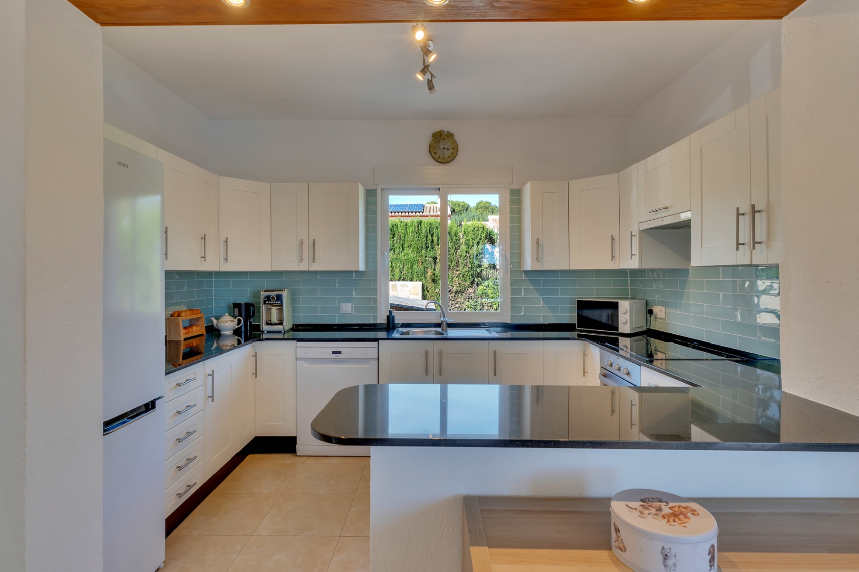 Open-plan kitchen