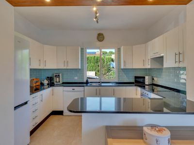 Open-plan kitchen