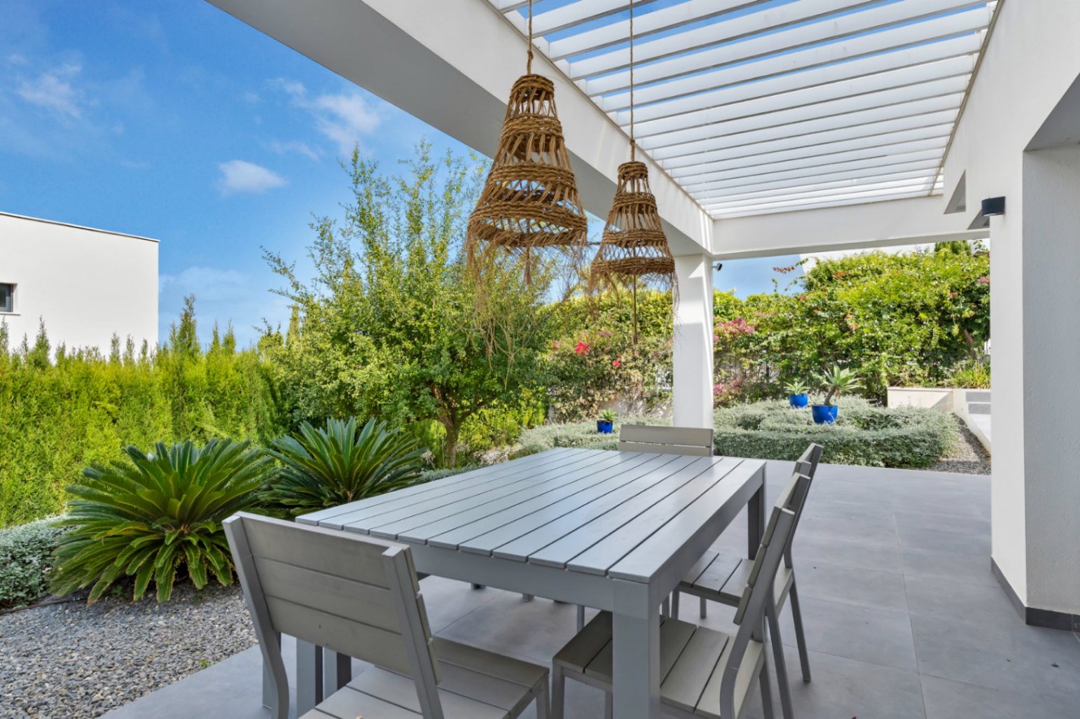 Covered terrace