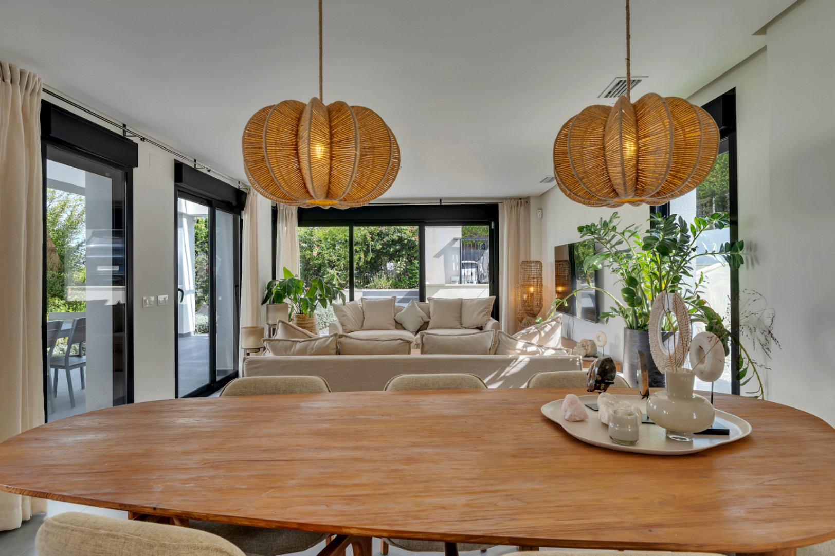 Living and dining area