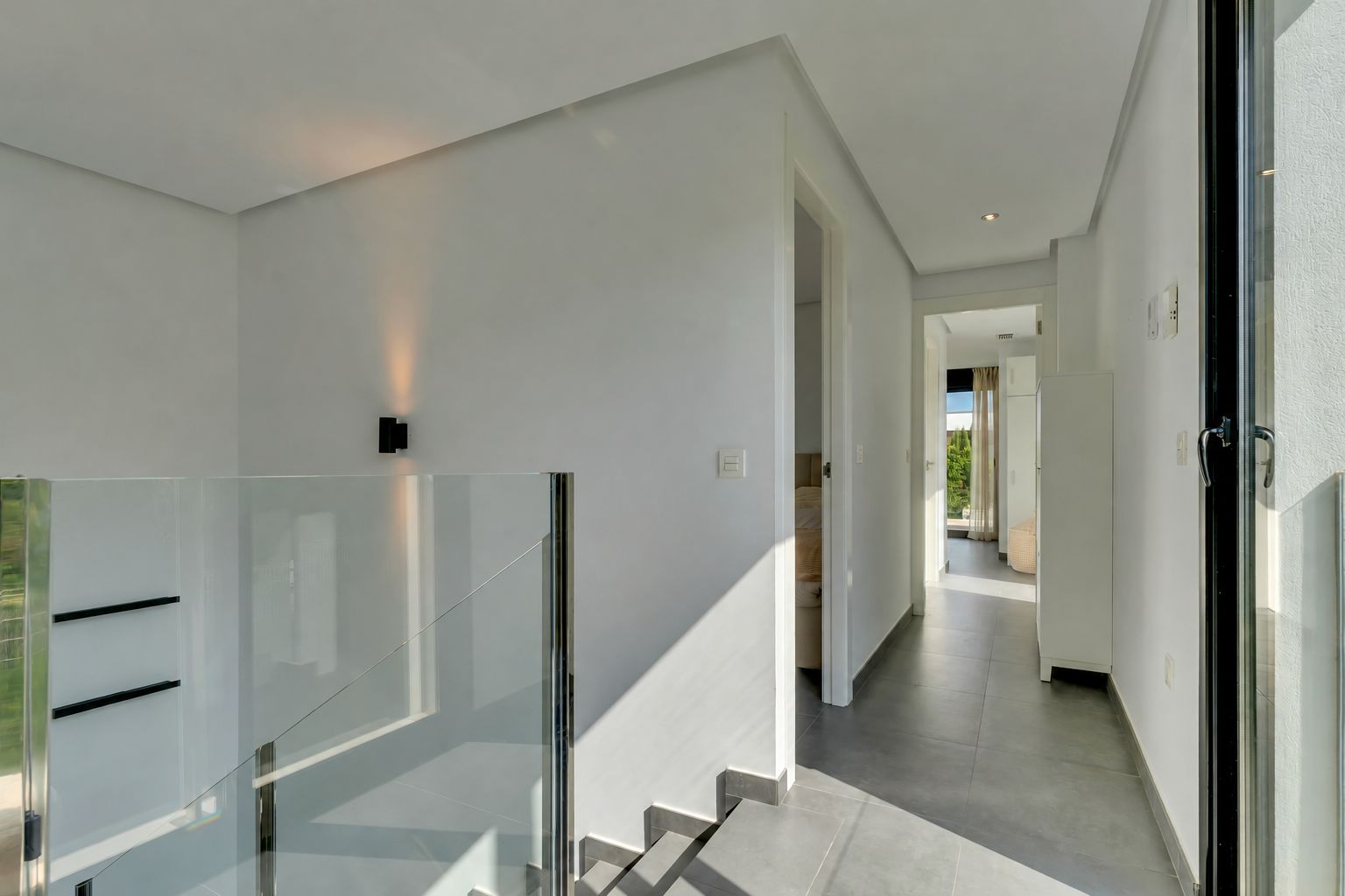 Upper floor hallway