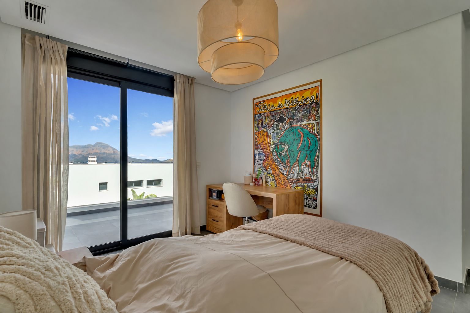 Bedroom with private balcony
