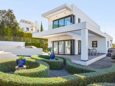 Villa exterior and garden