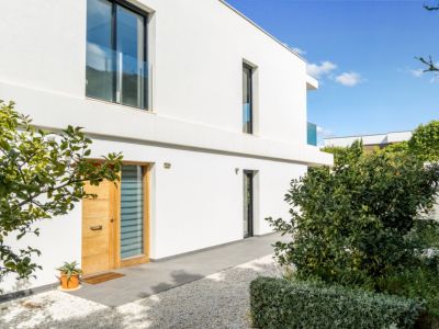Villa exterior and entrance