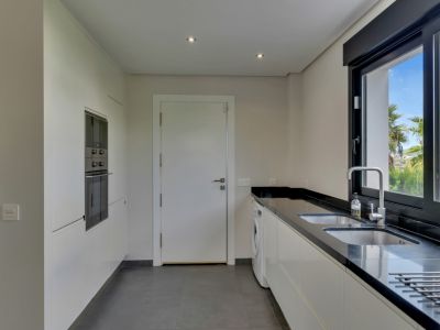 Kitchen and laundry area