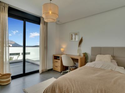 Bedroom with balcony