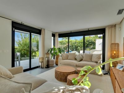 Living room with garden access