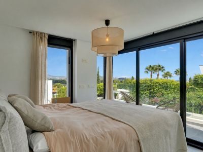 Bedroom with balcony
