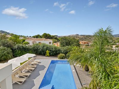 Swimming pool with open views