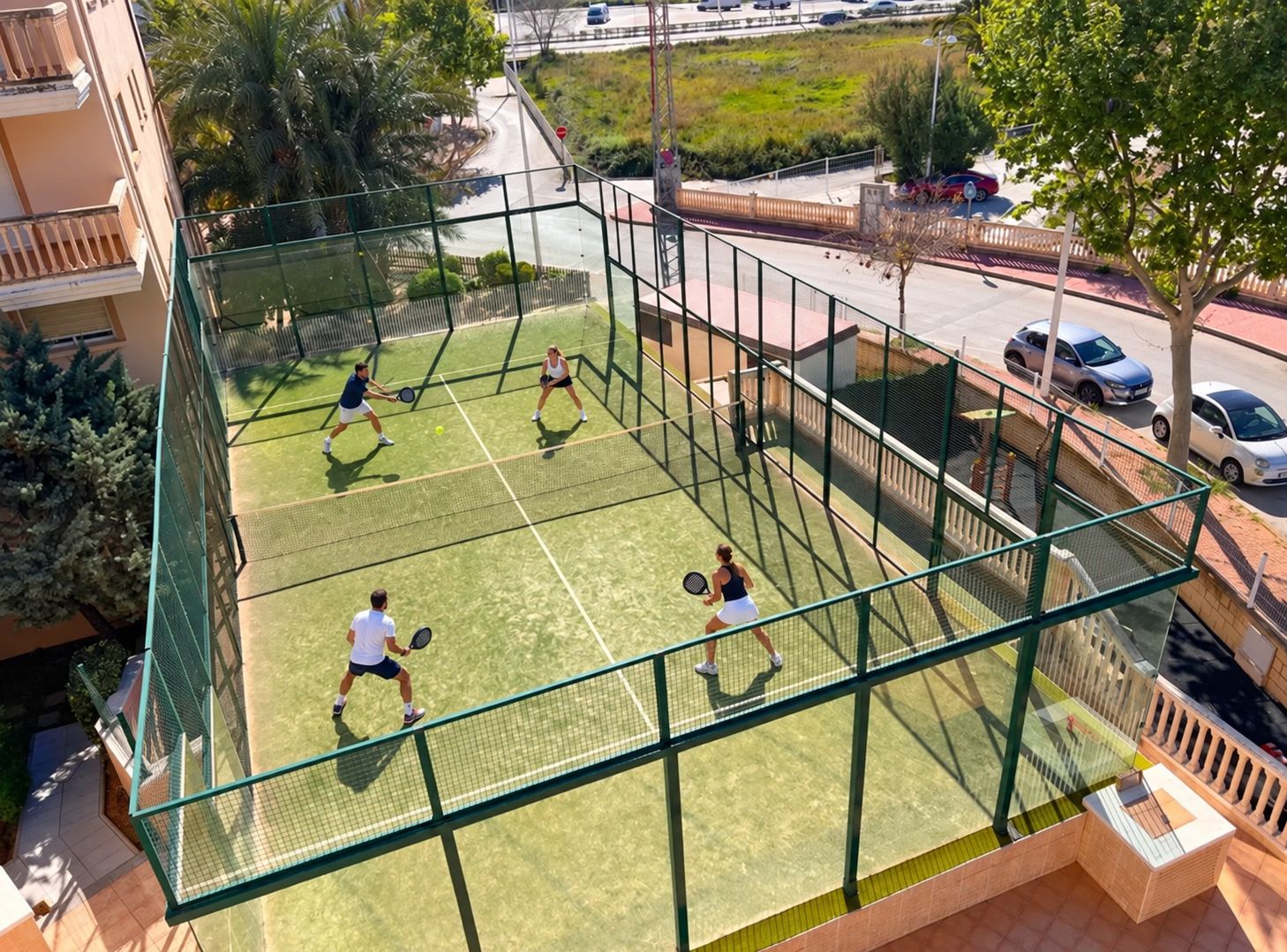 Community padel court