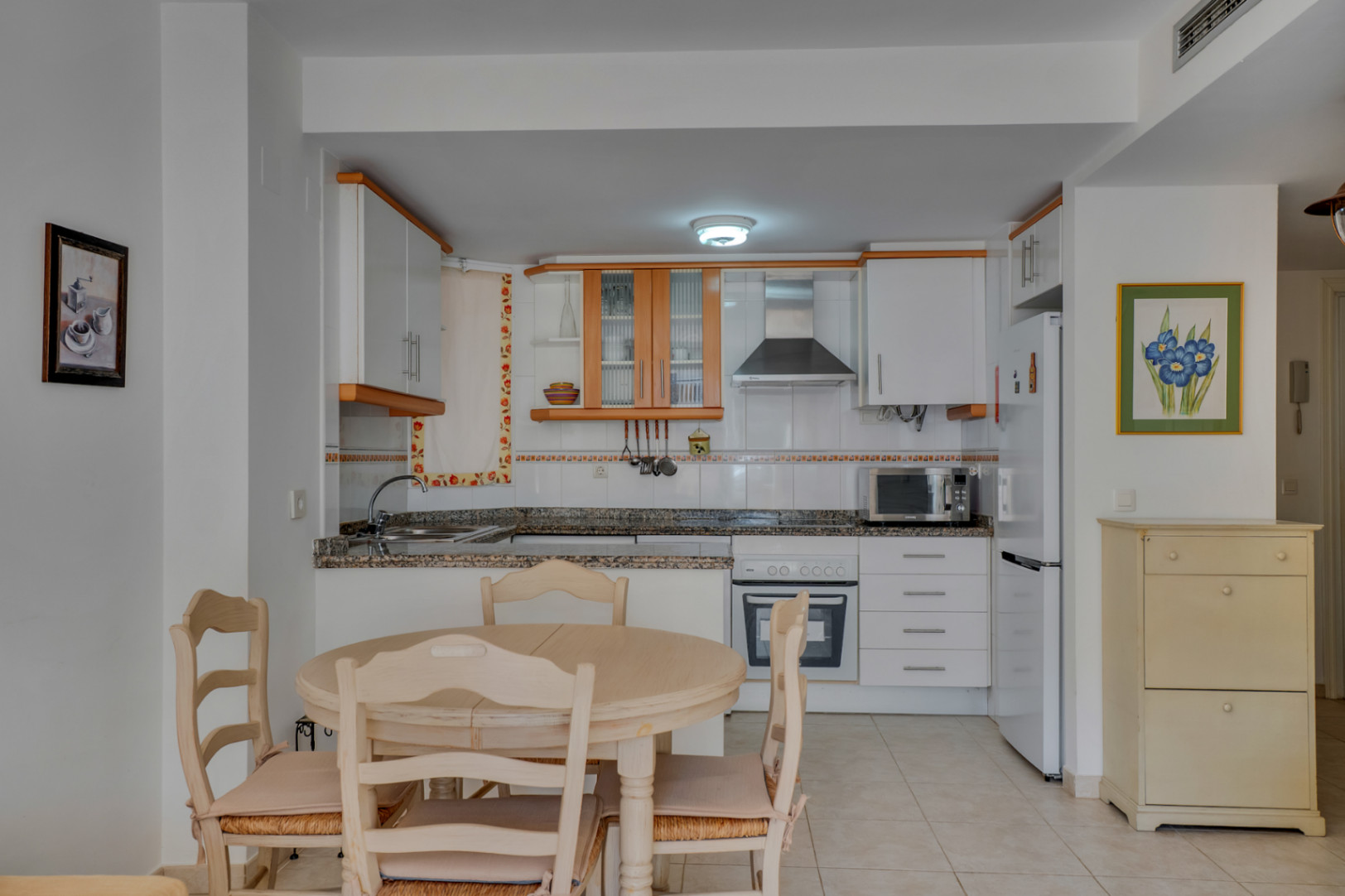 Open plan kitchen