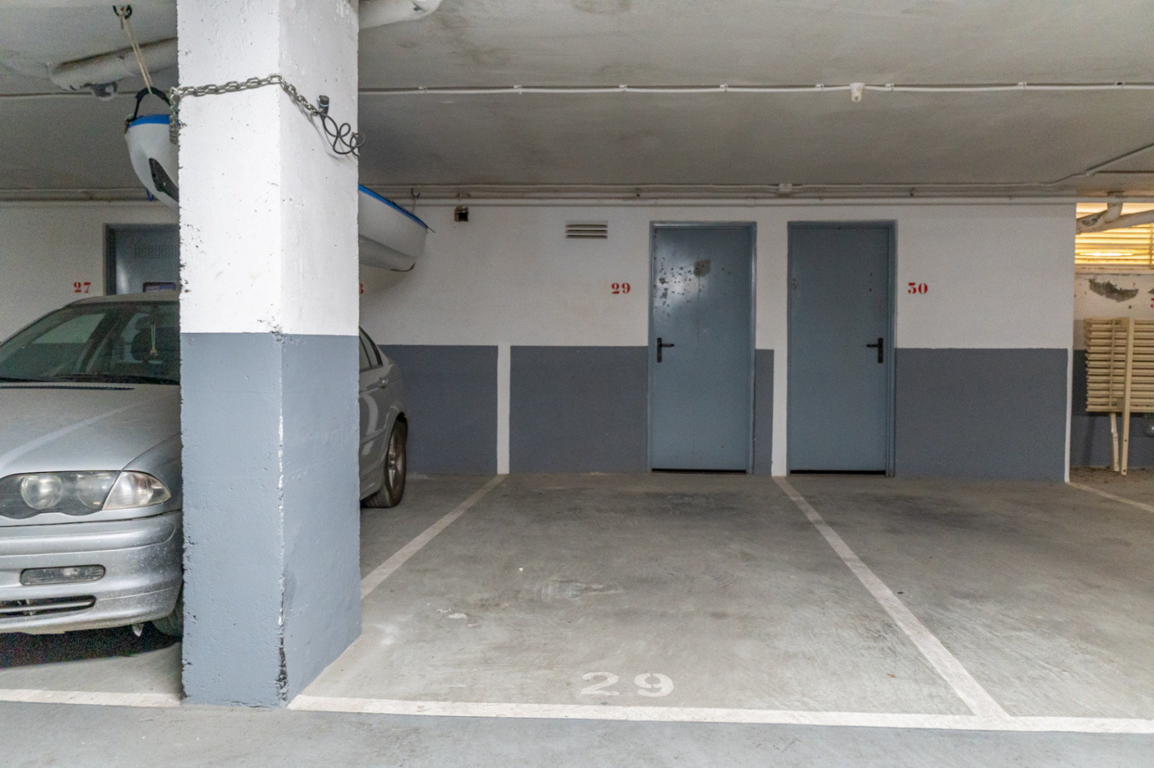 Underground parking space