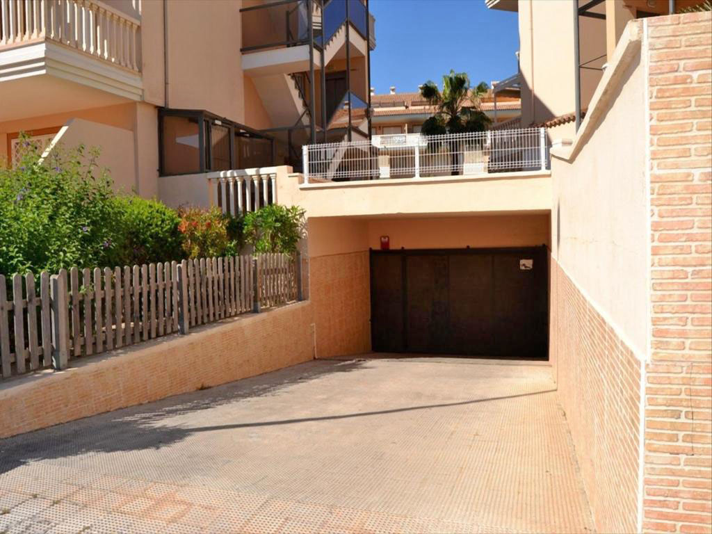 Underground garage entrance