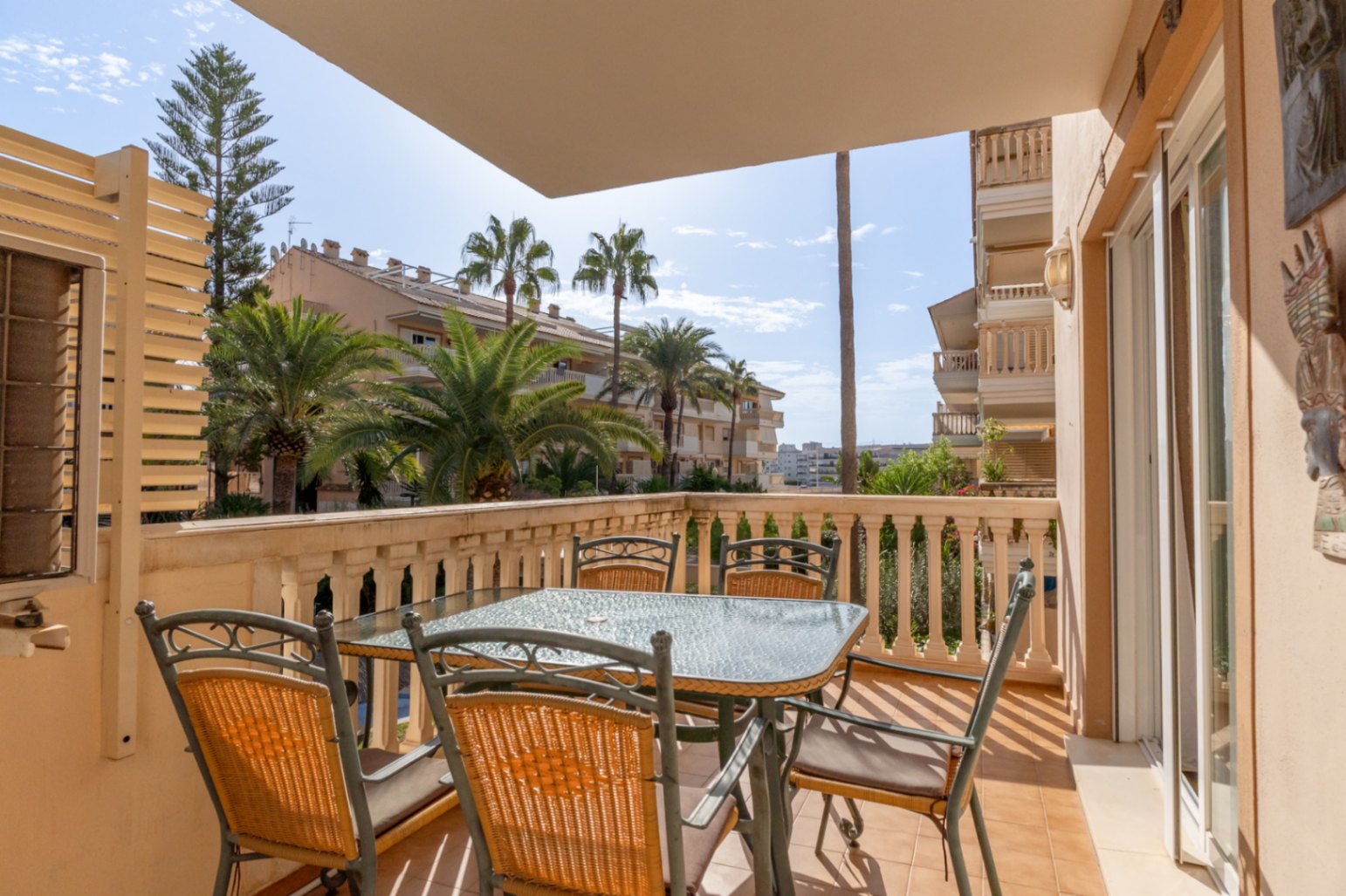 Covered terrace
