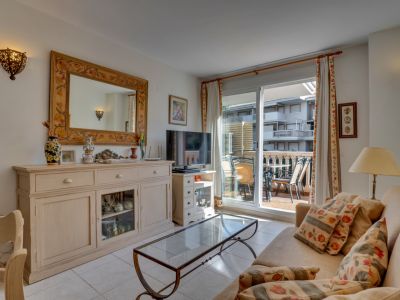 Living room with terrace access