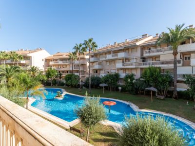 Communal pool and gardens