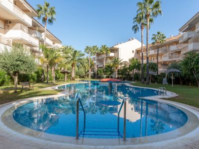 Communal swimming pool and gardens