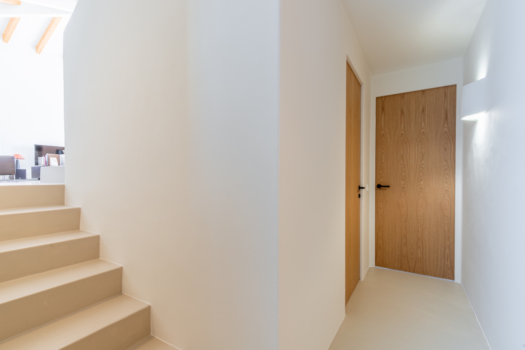 Hallway with stairs
