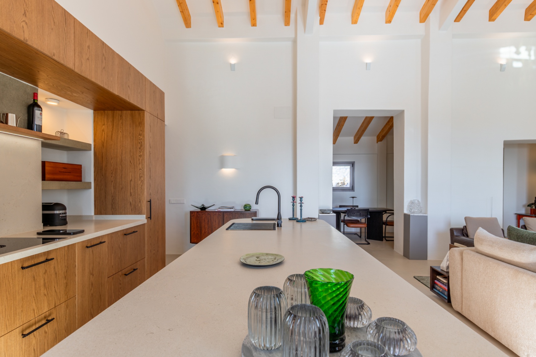 Open plan kitchen
