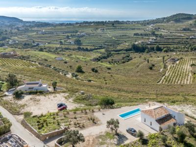 Aerial view of the property