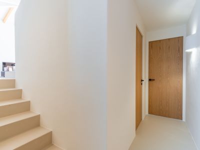 Hallway with stairs