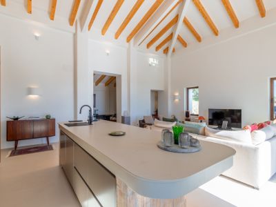 Open-plan kitchen and living room