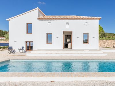 Exterior facade and pool