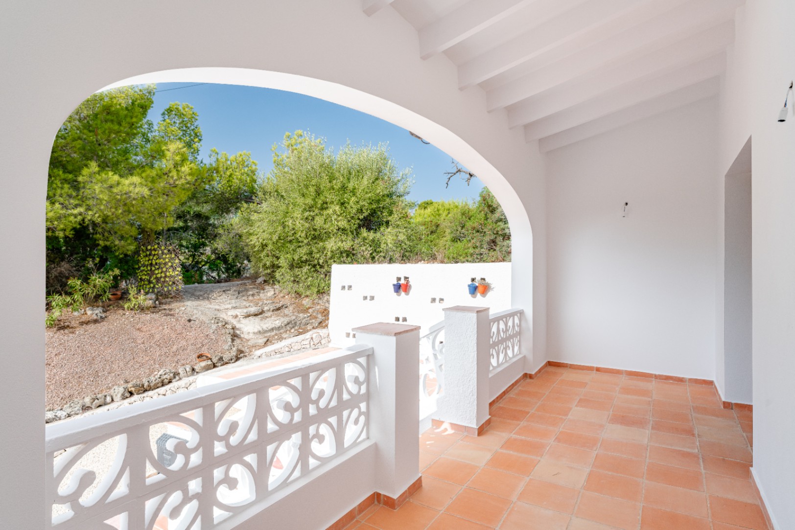 Covered terrace