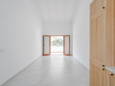 Living room with terrace access