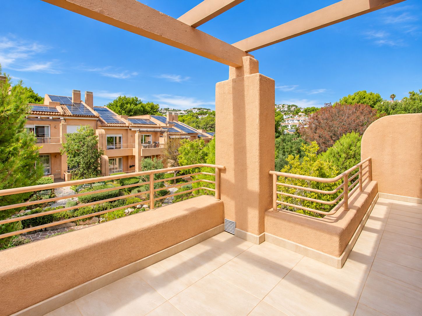 Terrace with pergola